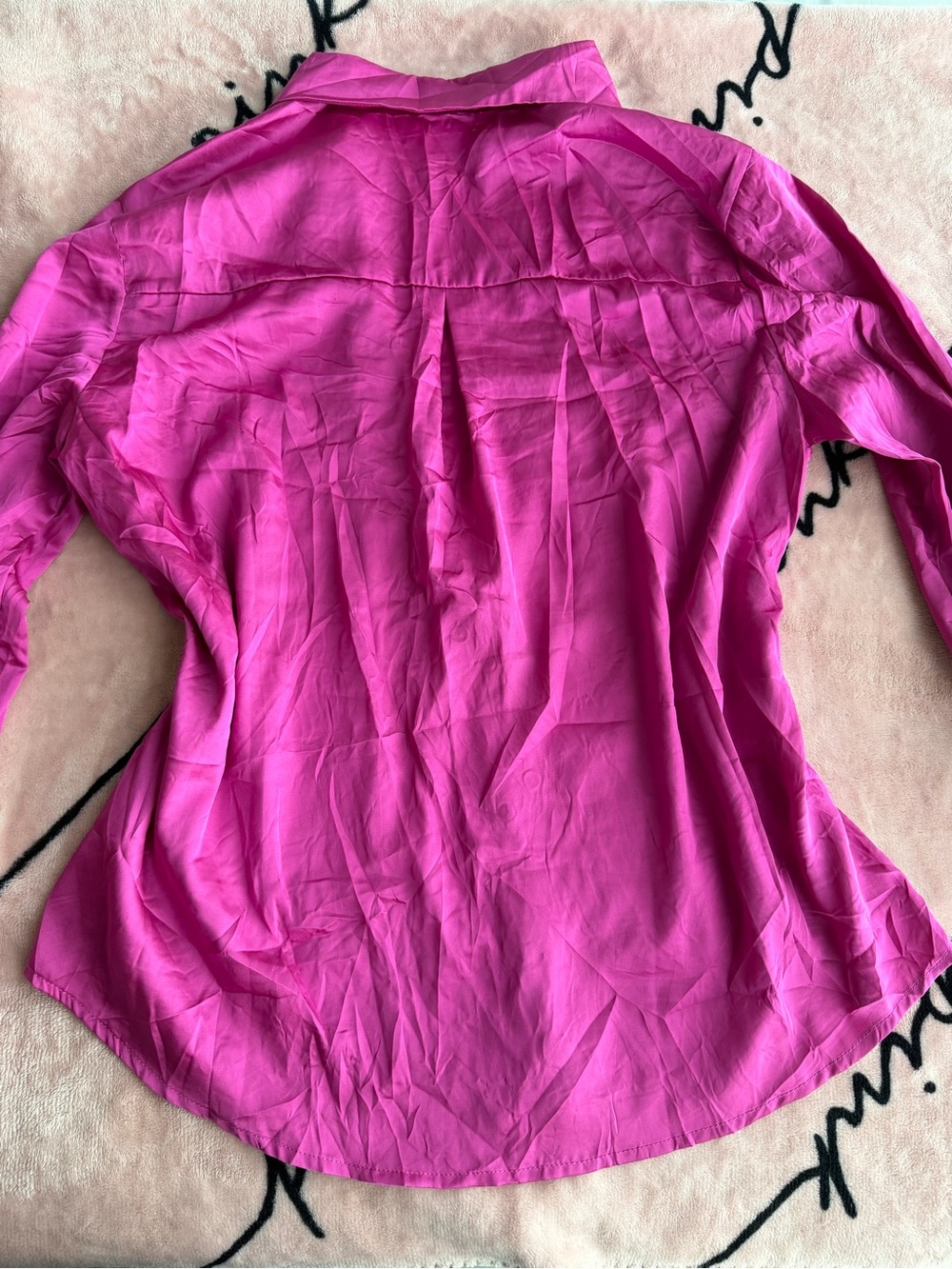 Pink button down top - Picture 7 of 7